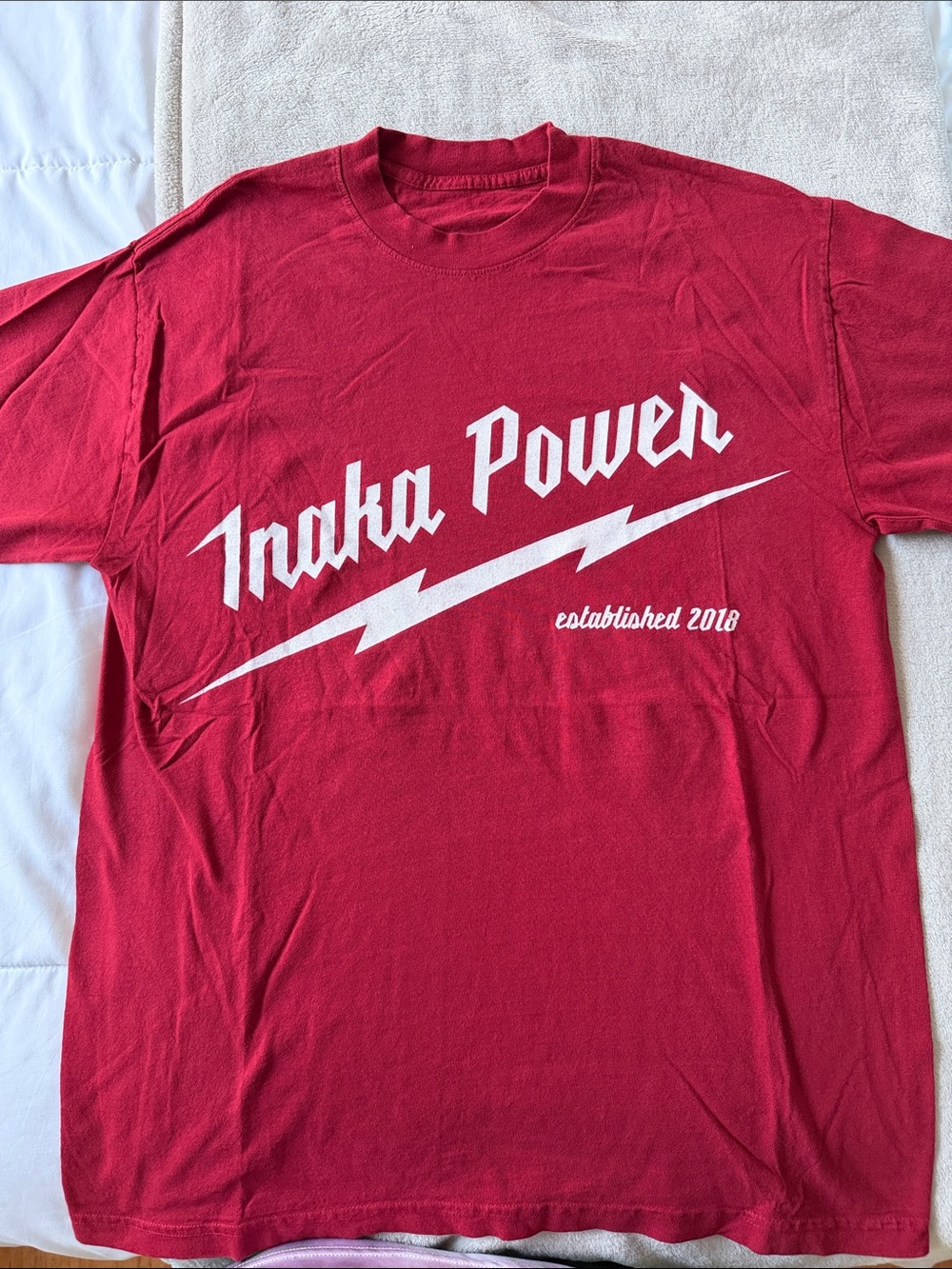 Inaka Power Crimson Graphic Short Sleeve Tee